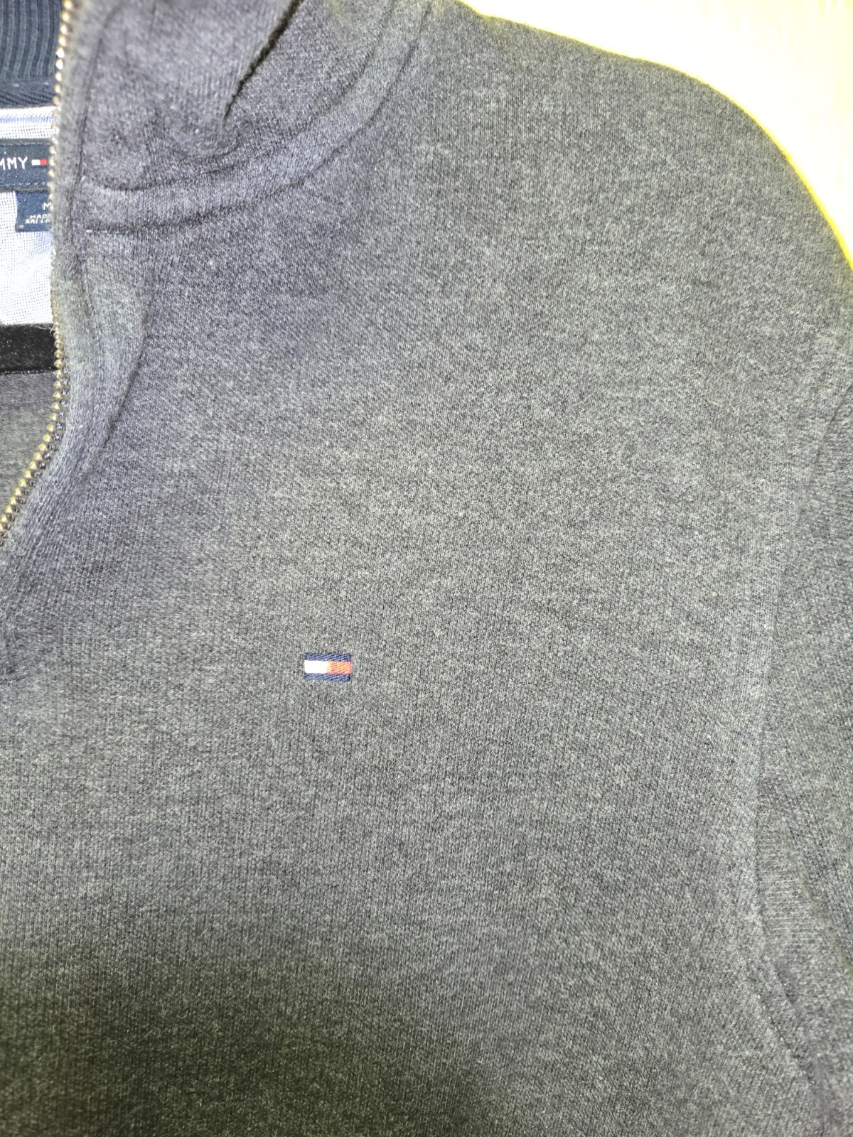 Van Hausen flex 1/4 zip algadon/polyester long sleeve sweater/jacket Gray XXL image 2