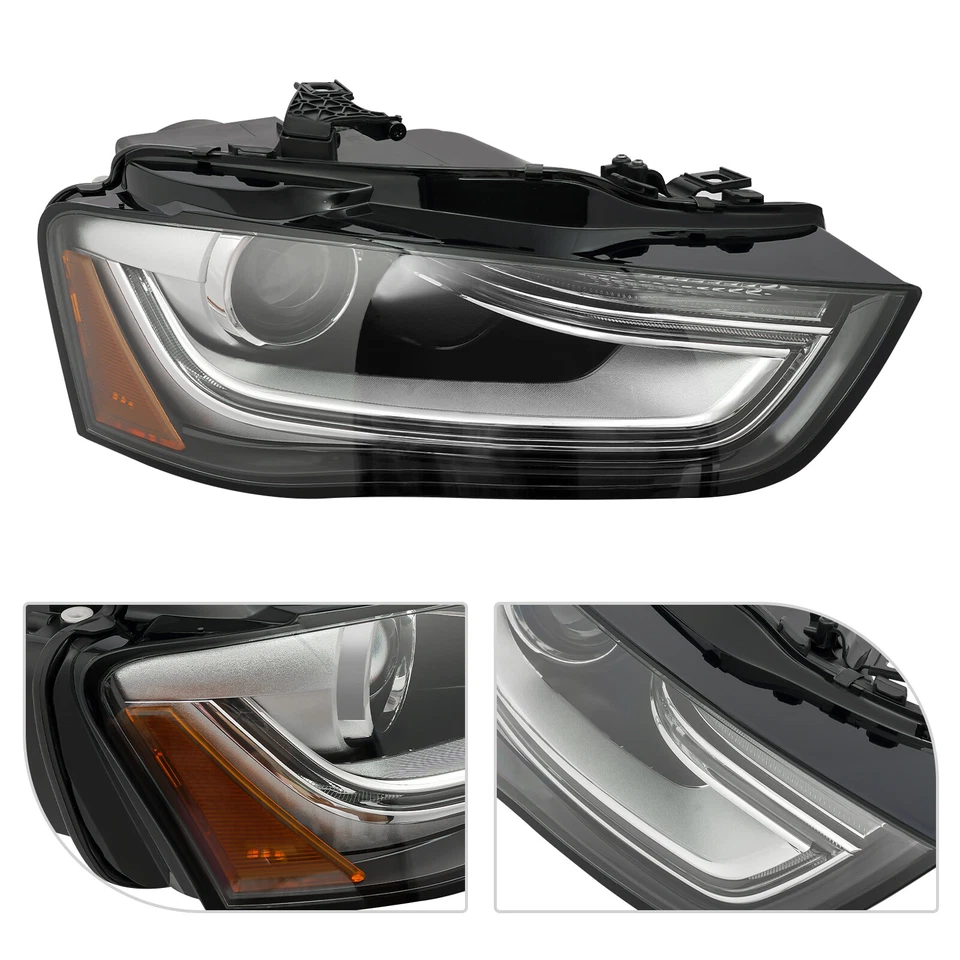 Right Headlight For 2013 2014 2015 2016 Audi A4 S4 Passenger Projector Headlamp Foto 4 de 4
