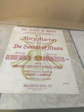 SHEET MUSIC THE SOUND OF MUSIC FROM THE MUSICAL 1959