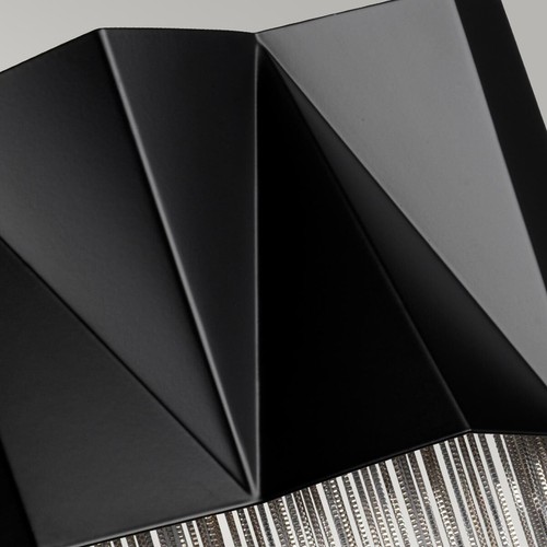 Lampada da parete moderna nero argento glamour lampadario lampada da corridoio 3000K 960lm - Foto 2 di 4