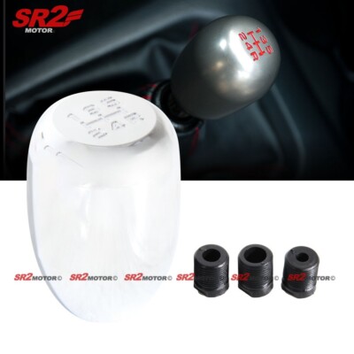 Chrome 5-Speed Type-R Style Manual Aluminum Shift Shifter Knob Universal