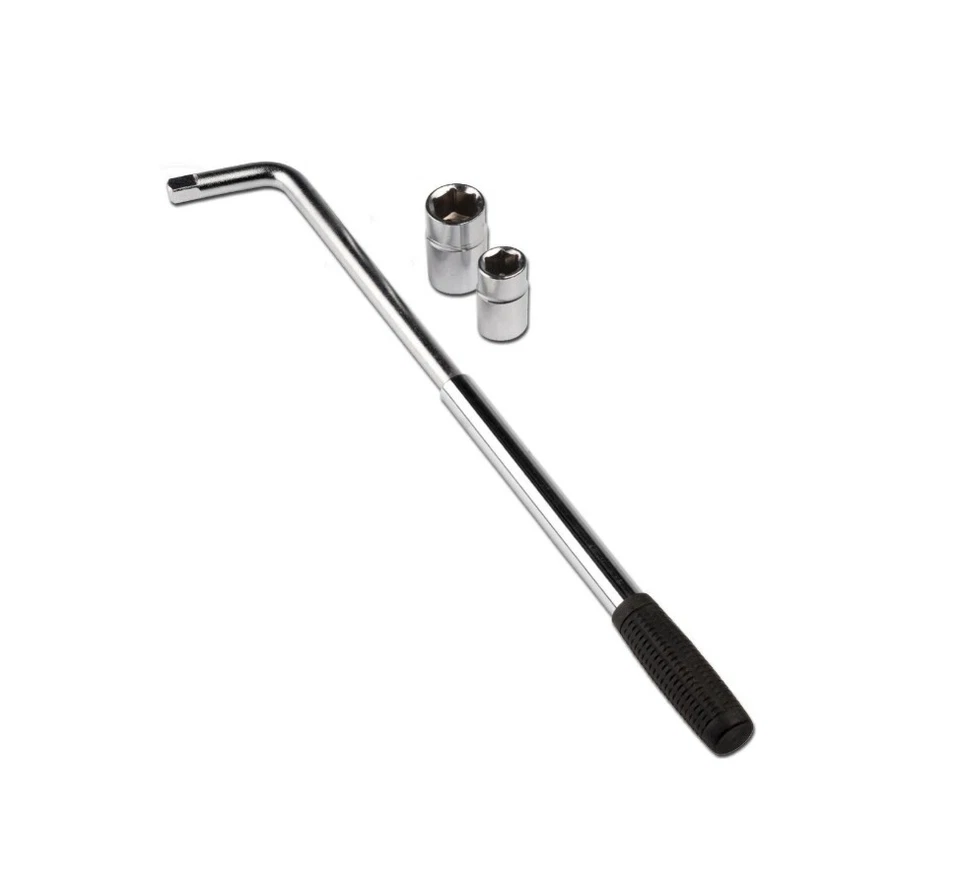 Chiave Estensibile Polivalente Smontaggio Auto Con Doppia Bussola 17 19 21 23mm - Immagine 2 di 4