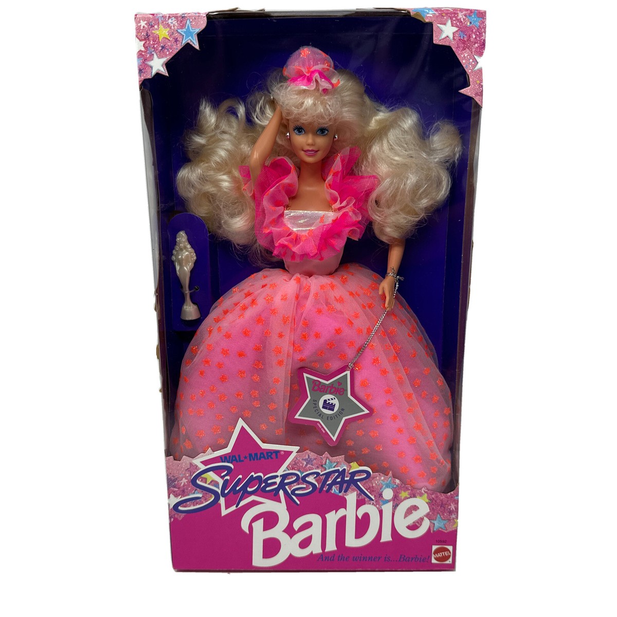 1993 Superstar Barbie Walmart Special Edition 10592 New In