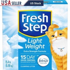 Lightweight Clumping Cat Litter 15 Days Odor Control Febreze ClumpLock Low Dust