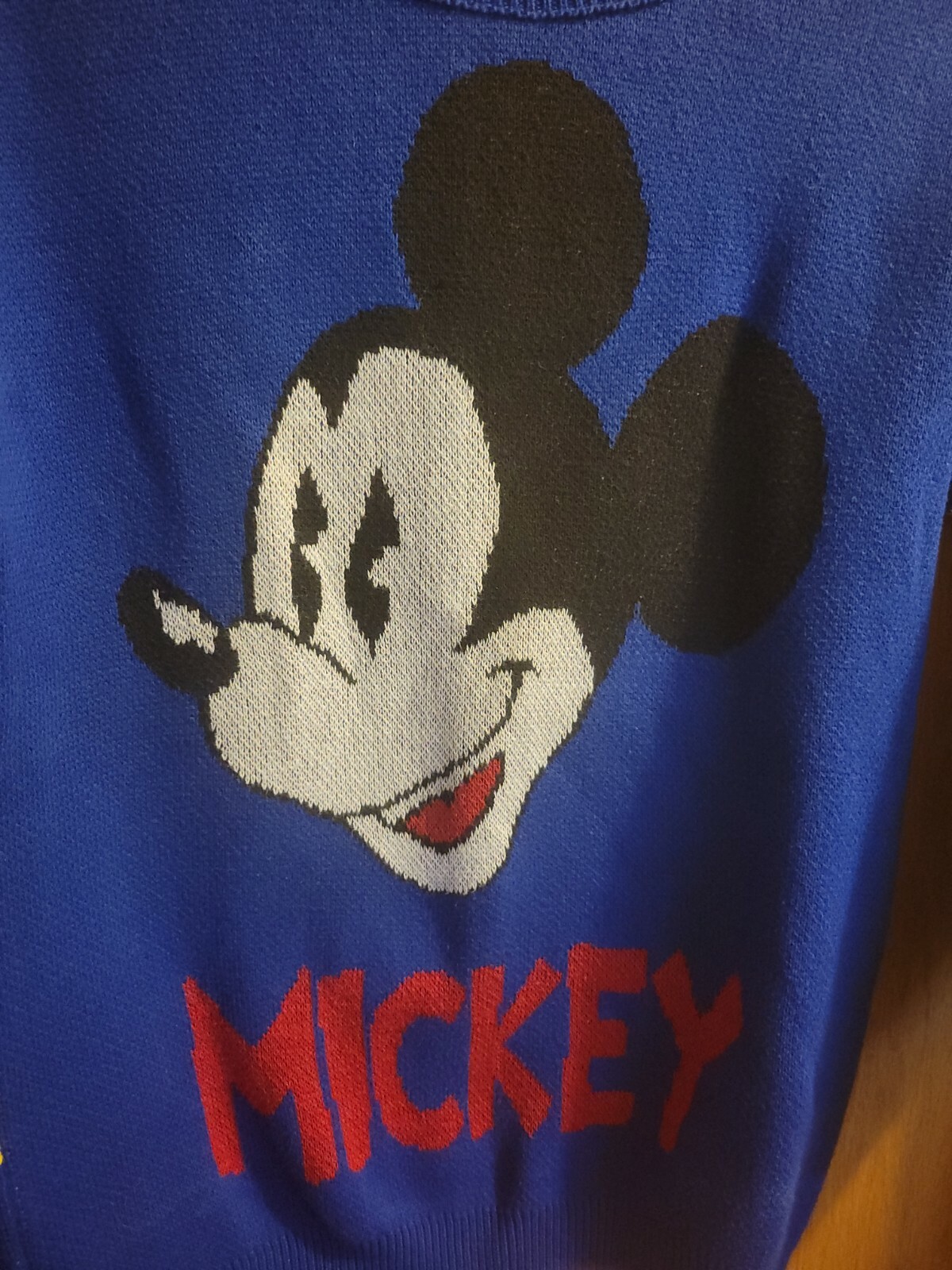Mickey Mouse Sweater Vintage Disney Clothing Size S U… Gem