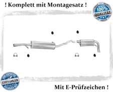 Auspuffanlage für Seat Alhambra 2.0 85KW Auspuff Endtopf Mitteltopf Montagesatz 