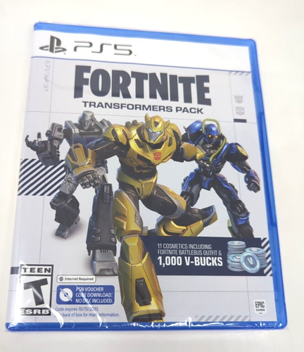 Fortnite Transformers Pack | Playstation 5 PS5 2024 | BRAND NEW FACTORY ...