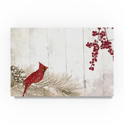 ALI20886-C1219GG Cardinal Christmas V, 12 x 19 in