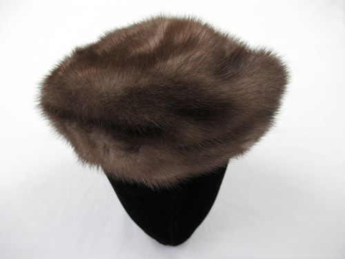 Vintage Miss Alice The Halle Bros Co Mink Fur Hat - Picture 2 of 12