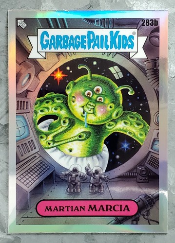 #283b Martian MARCIA 2024 Topps Cubo de Basura Niños Cromo Serie 7 REFRACTOR