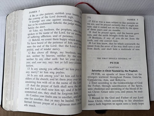 New Testament and Psalms KJV Giant Print NAVH Edition Thomas Nelson- -G9 - Picture 10 of 18
