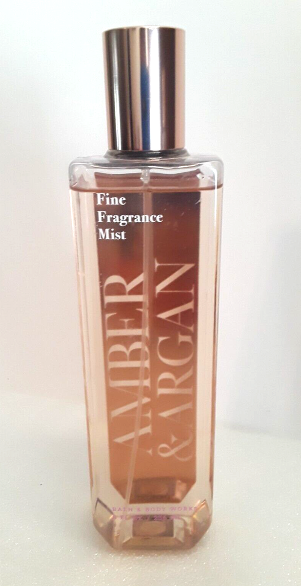 希少 廃盤 バスアンドボディワークスAmber & Argan Bath and Body Works Amber & Argan Fragrance Mist Splash Spray 8oz