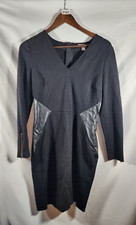 Banana Republic Bodycon Long Sleeve Dress 6 Women's Black Used