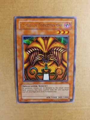 Exodia the Forbidden One DDS-003 Prismatic Secret Rare Yugioh