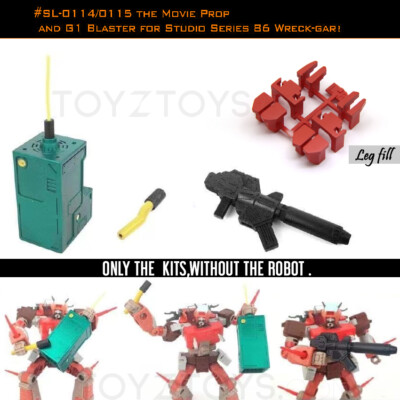 Leg Fill Shockwave Lab Sl-114/115 Movie Prop G1 Blaster Gun For SS86 Wreck-Gar