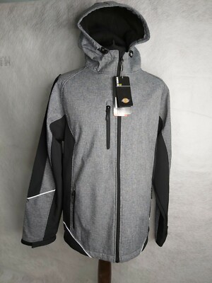 Dickies Wakefield Reflective Jacket JW7017 Grey Black XXL Brand