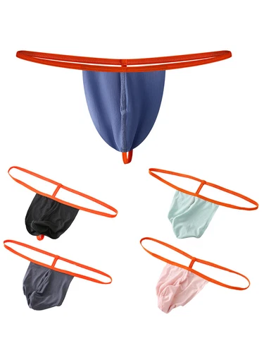 Mens G-String Bikini Briefs Thong Pouch Panties Micro Bikini T-back Underwear - Picture 19 of 25