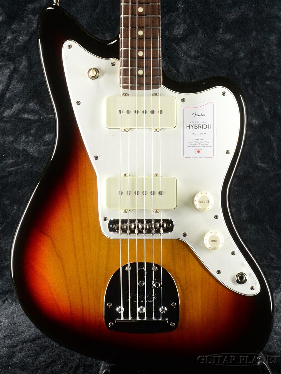 Fender Made in Japan Hybrid II JAZZMASTER 3-Color Sunburst