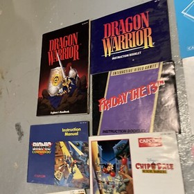 Nintendo NES manuals. nes game manuals Zelda Commando Mario Super C Athena Gba