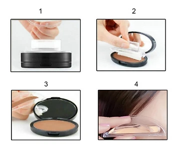 Eyebrow Powder Stamp Tint Stencil Kit Cosmetics Professional Makeup Waterproof E - Image 4 of 4