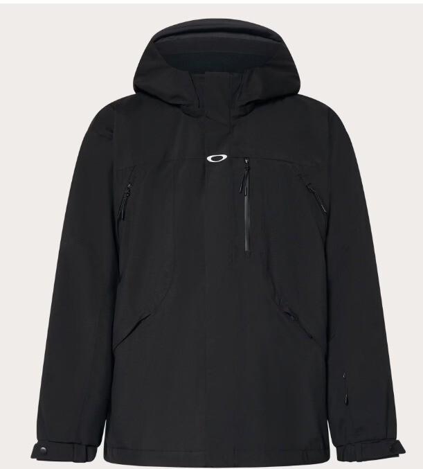 OAKLEY Men's TC CHANNEL Snow Jacket - Blackout - Size OAKLEY Men's TC CHANNEL Snow Jacket - Blackout - Size
