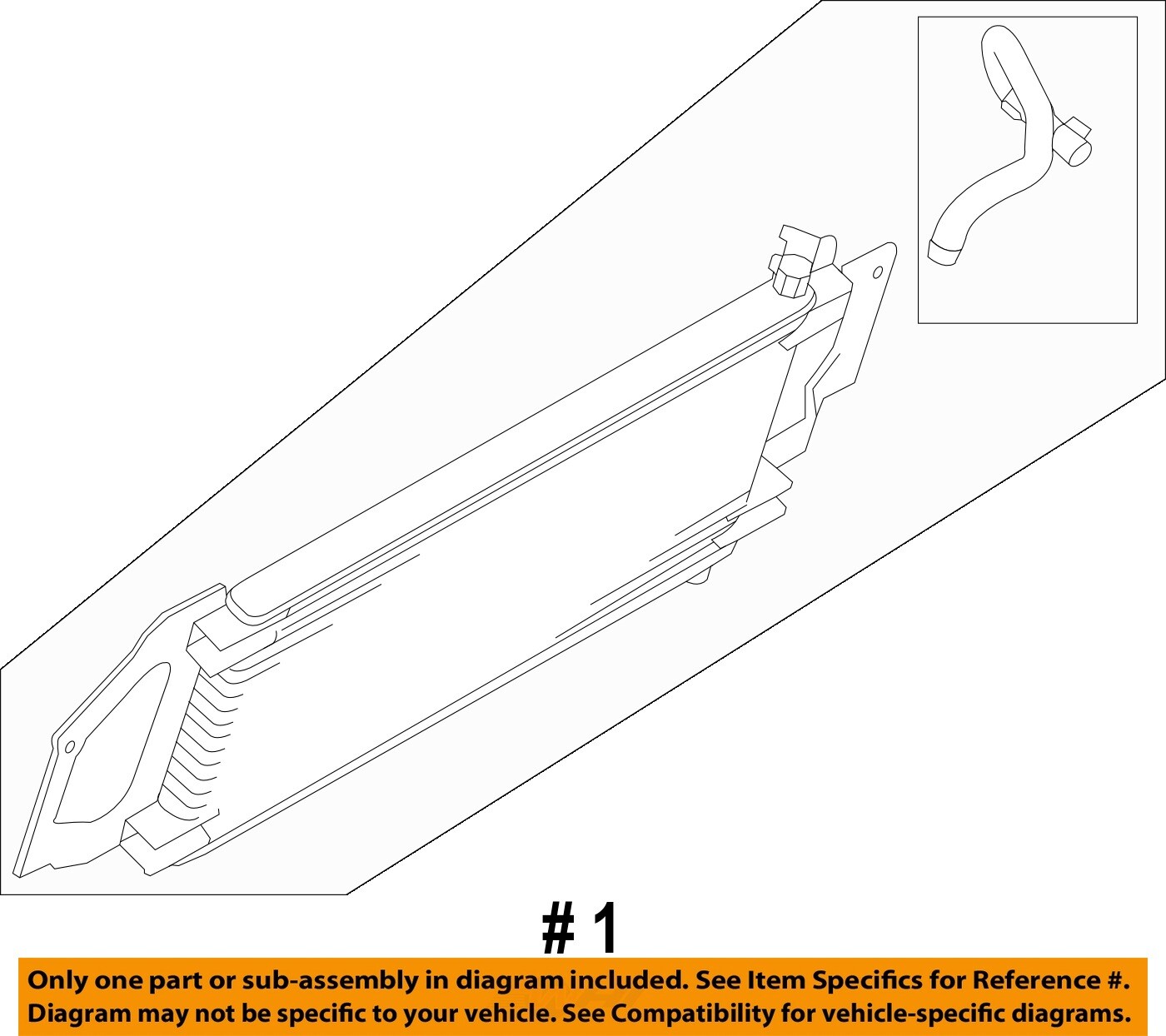 FORD OEM 0816 F350 Super DutyAutomatic Transmission Oil Cooler