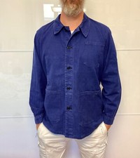 50s Bleu de chauffe - Bleu de travail Sanfor - Veste ouvrier paysan - taille L