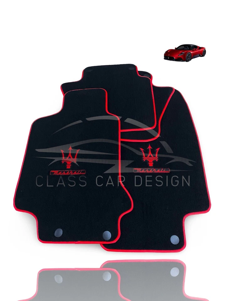 Напольные коврики для Maserati Ghibli Levante Quattroporte Granturismo Grecale MC20 - Изображение 2 из 4