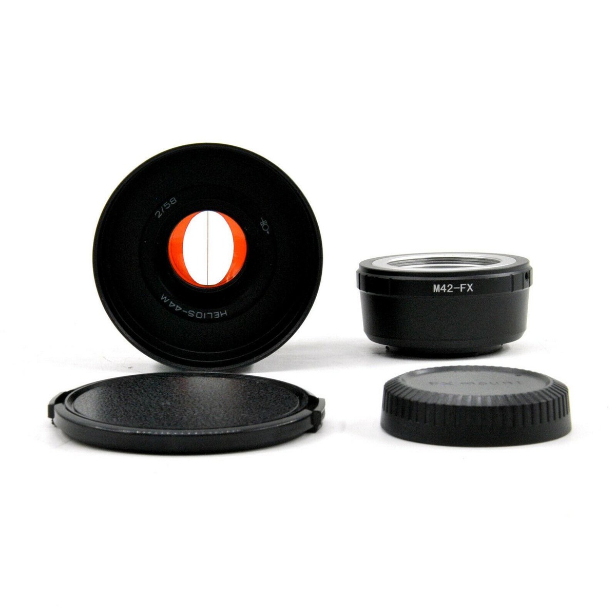 Helios-44M 58mm F2 Cine Mod w/ Orange Anamorphic Bokeh & Flare For