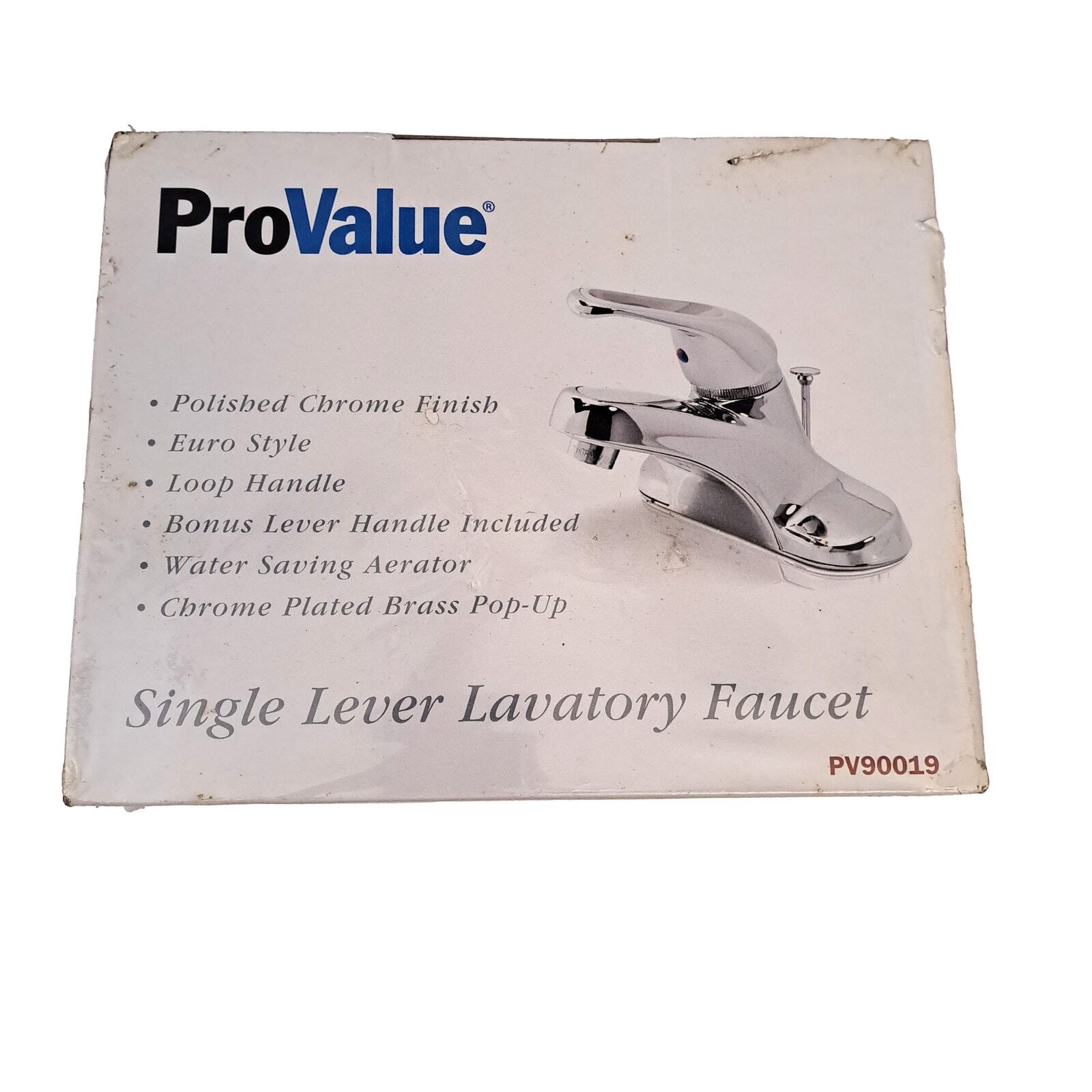 Pro Value Single Lever Lavatory Bathroom Faucet Polished Chrome