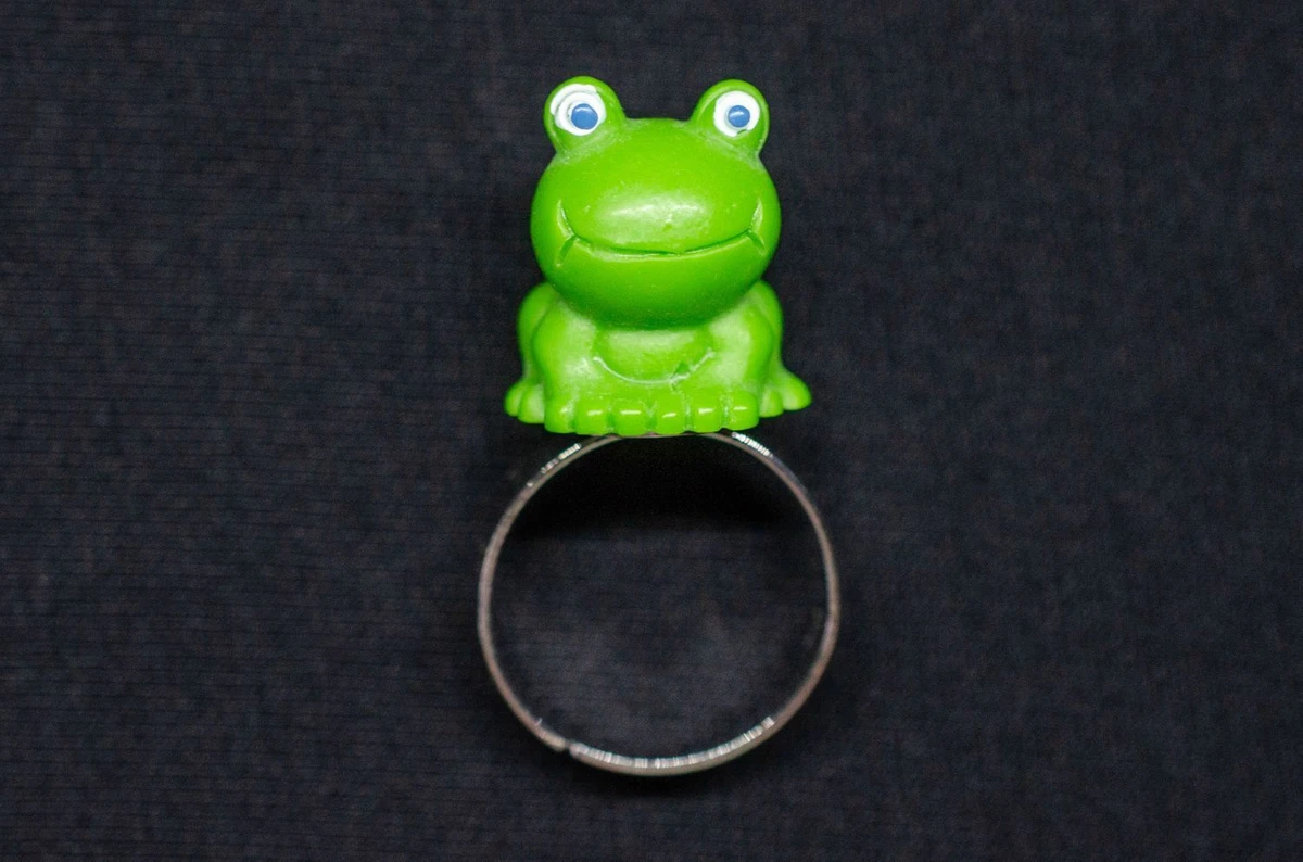 Frog Ring Miniblings Finger Ring Frog King Princess Children Ring