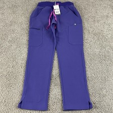 Figs Pants Womens XXS Yola Yoga Waistband Petite Skinny Lilac Dawn NWT AA18