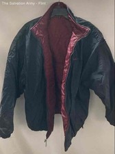 Vintage Nike Mens Black & Red Long Sleeve Full-Zip Reversible Jacket Size Large