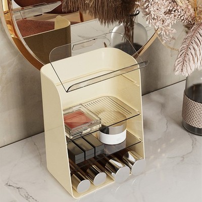 Cosmetics Storage Box Multilayer Cosmetic Display Cases Large Capacity For