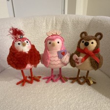 3 Featherly Friends 2025 Valentine's Day - Floof, Toots,  Buttons