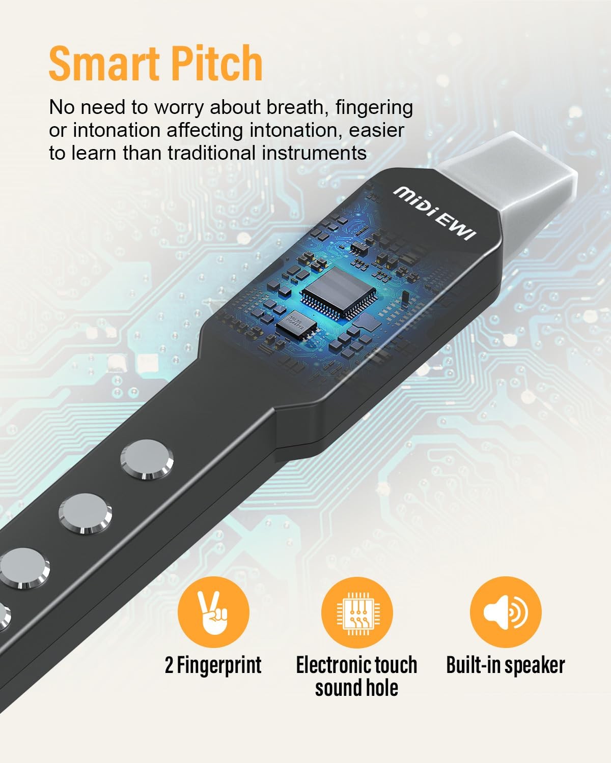 Electronic Wind Instrument, DC02 Pro Digital Wind Instrument with 10 Musical ...