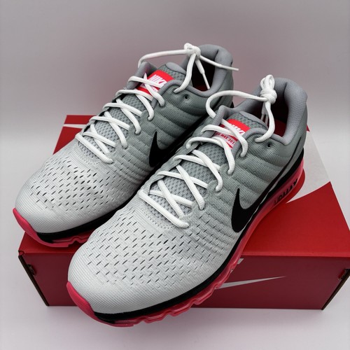 Nike Air Max 2017 White Black Wolf Grey 849559-106 NWB Men Size 11.5