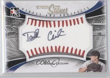 2011 ITG Heroes and Prospects Red Stitch /30 Darrell Ceciliani #BTS-DC Auto r5i