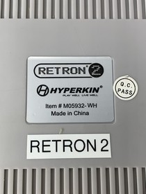 Gray Hyperkin Retron 2 M05932-WH Console Only - Used