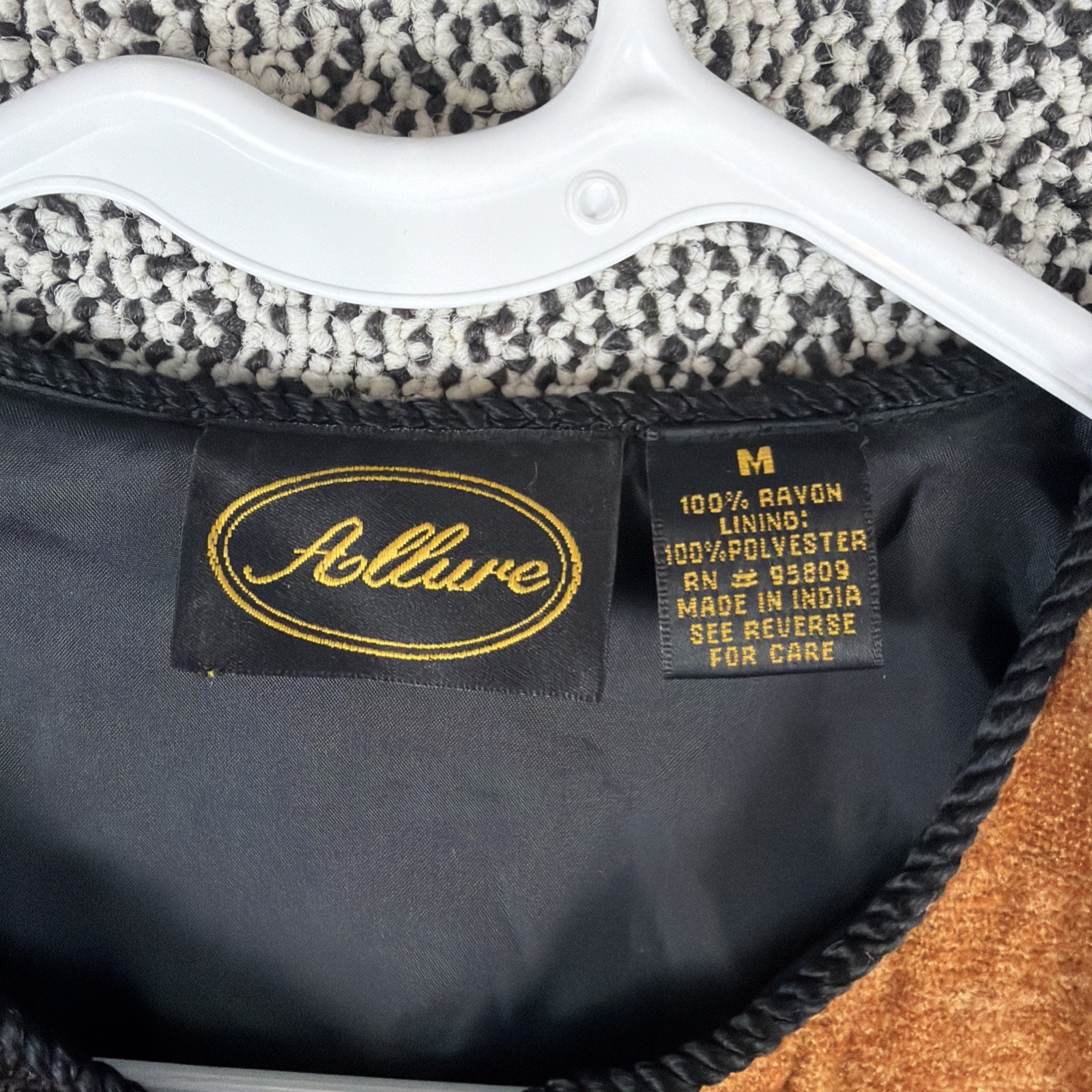 Allure Boho Patchwork Lined Jacket Womens Medium … - image 3