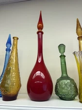 Red Cased Empoli Genie Bottle