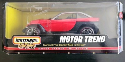Matchbox Motor Trend Jeepster Red Diecast Model Car Jeep 1/18 Scale