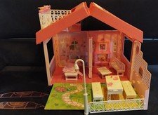 Barbie , Vintage 1992 Fold N Fun Haus , Als Ersatzteilspender