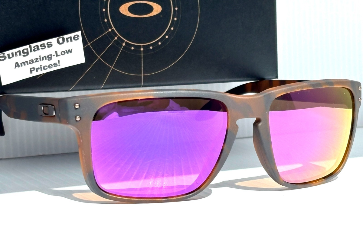 NEW Oakley HOLBROOK XL Matte Tortoise POLARIZED Galaxy Violet