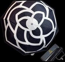 Chanel Umbrella Camellia Black and White New In Box VIP/GWP
