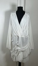 Misspap White Dress Size 22 Long Sleeve