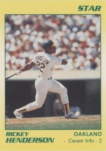 Rickey Henderson #208 1990 Sportflics | eBay