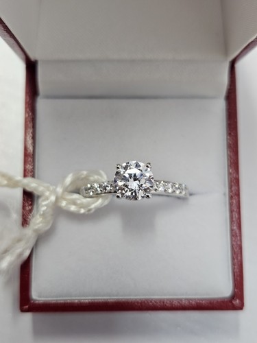 Swarovski Zirkonia Solitär / Damen Ring / Sterlingsilber 2,86 ct / Größe M - Bild 6 von 8