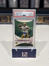 2000 UPPER DECK IONIX PROOF #77 TOM BRADY ROOKIE PSA 8 AUTO 10 INVEST GOAT HOF