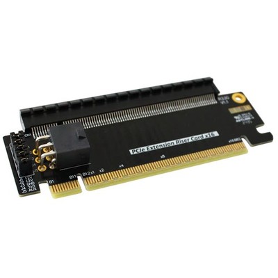 PCI-E 5.0 X16 Riser-Erweiterungskarte Von Halber auf Volle Höhe, PCIe5.0 X15551